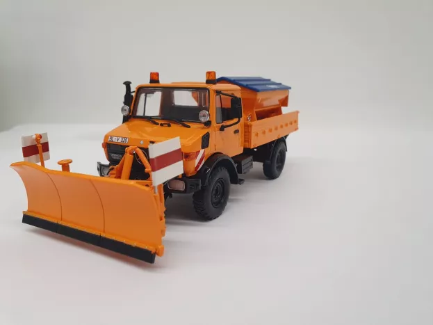 Minichamps Mercedes Unimog 1300l Truck Snownplough 1976 Spargisale E Spazzaneve 1:43 439033060