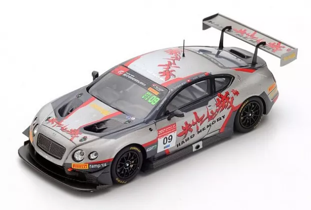 Spark Bentley Continental Gt3 N 09 China Gt 2017 H.memory H.geng A.imperatori 1:43 SP178
