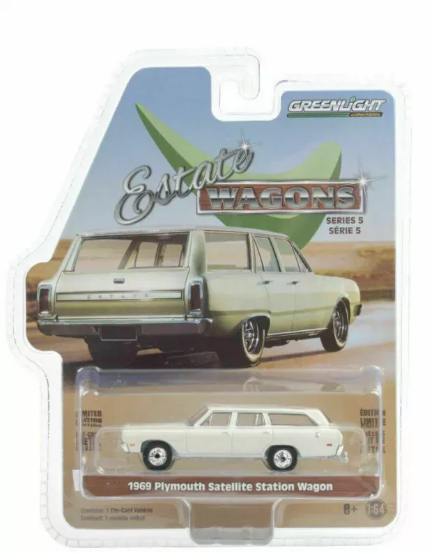 Greenlight Plymouth Satellite Station Wagon 1969 1:64 29990B
