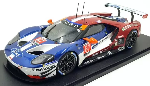 IXO Models Ford Gt 3.5l Turbo V6 Team Ford Chip Ganassi Usa N 67 Winner Class 24h Daytona 2018 R.briscoe R.westbrook S.dixon 1:18 FGT18108