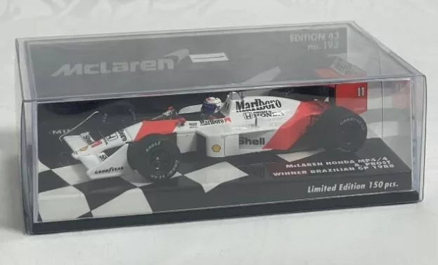 Minichamps Mclaren F1 Honda Mp4 4 N 11 Winner Brazilian Gp 1988 Alain Prost 1:43 537884111