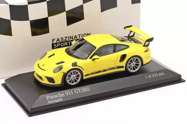Minichamps Porsche 911 991-2 Gt3 Rs Coupe 2018 Silver Rims 1:43 413067050
