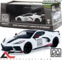 GREENLIGHT 86623 1:43 2020 CHEVROLET CORVETTE C8 STINGRAY ROAD AMERICA PACE CAR
