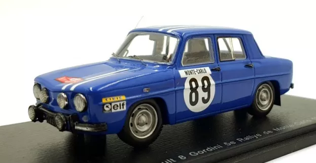 Spark Renault R8 Gordini N 89 Rally Montecarlo 1969 J.l.therier M.callewaert 1:43 S5562