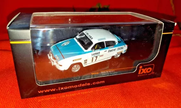 IXO Models Saab 96 V4 N 17 Rally Rac 1974 Tapio Rainio Klaus Lehto 1:43 RAC233