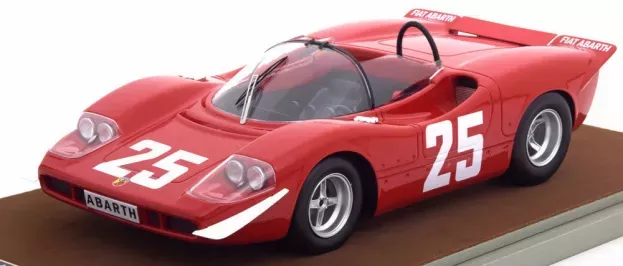 Tecnomodel Abarth 2000s N 25 Winner Imola 1969 Van Lennep Ortner 1:18 TM18-58E