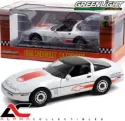 GREENLIGHT 13596 1:18 1988 CHEVROLET C4 CORVETTE CHALLENGE RACE CAR WHIT