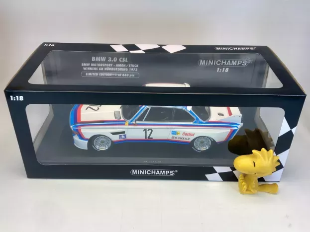 Minichamps Bmw 3.0 Csl Team Bmw Motorsport N 12 Winner 6h Nurburgring 1973 C.amon J.stuck 1:18 155732612
