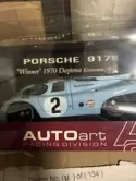 80033 1970 Porsche 917K #2 Daytona 24 hours, By AUTOart, 1/18 Scale, NIB, Rare