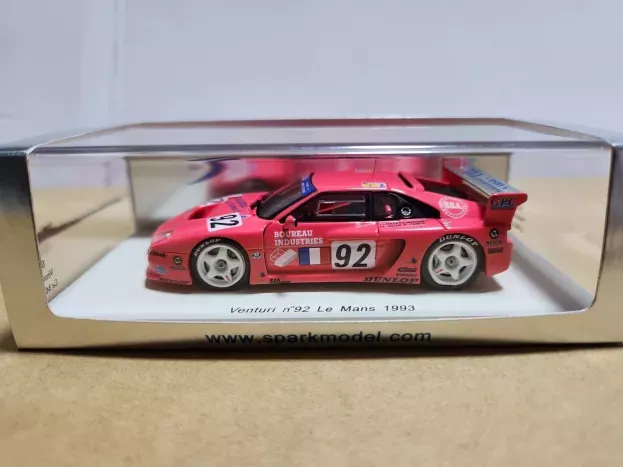Spark Venturi 500lm N 92 29th 24h Le Mans 1993 J-l Maury-laribiere M.krine P.camus 1:43 S2256