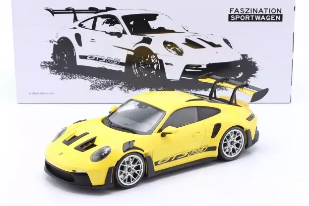 Minichamps Porsche 911 992 Gt3 Rs Coupe 2023 Silver Rims 1:18 153062243