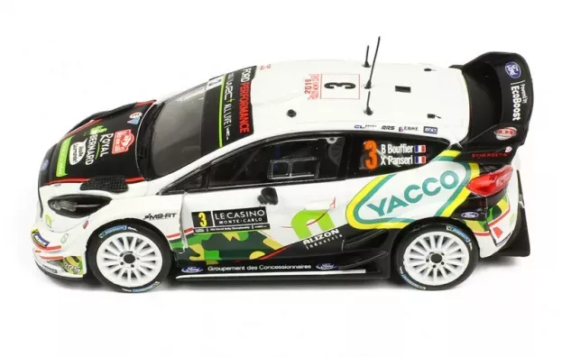 IXO Models Ford Fiesta Wrc N 3 Rally Montecarlo 2018 B.bouffier X.panseri 1:43 RAM666