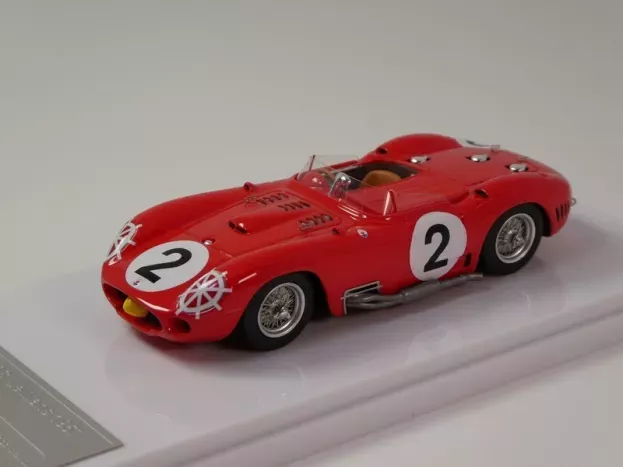Tecnomodel Maserati 450s 4.5l V8 Team Officine Alfieri Maserati N 2 24h Le Mans 1957 Jean Behra Andre Simon 1:43 TM43-39A