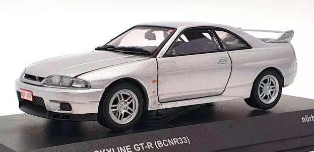 Kyosho Nissan Skyline Gt-r33 bcnr33 Nurburgring Test Car 1999 1:43 03341NU