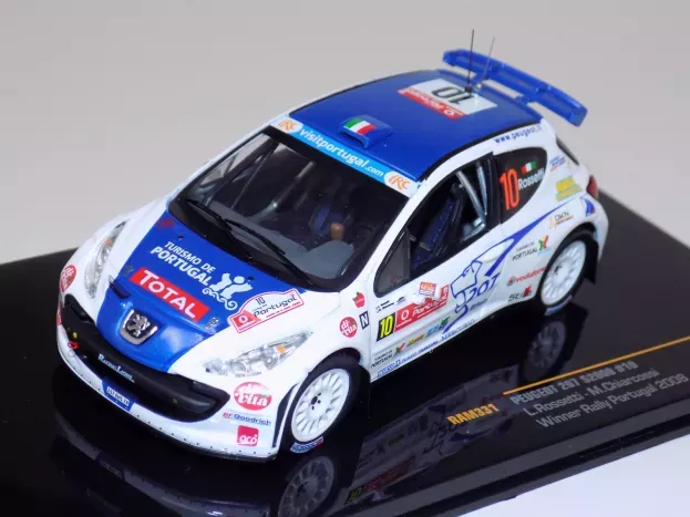 IXO Models Peugeot 207 S2000 N 10 Winner Rally Portugal 2008 L.rossetti M.chiarcossi 1:43 RAM331