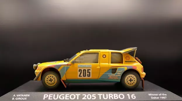 Norev Peugeot 205 Turbo 16 N 205 Rally Winner Paris Dakar 1987 Vatanen 1:43 471776