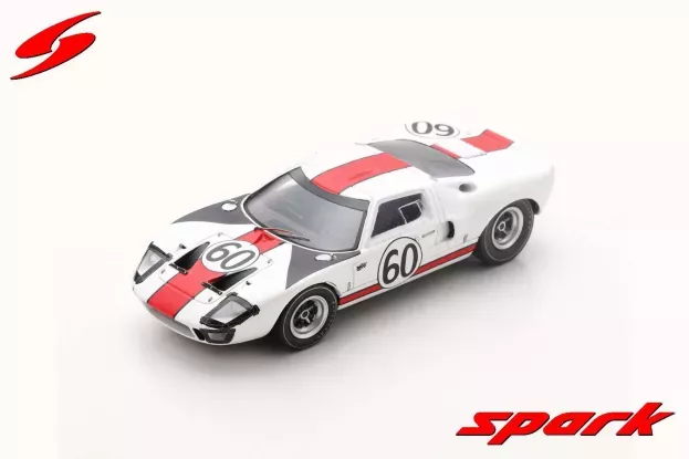 Spark Ford Gt40 4.7l V8 Team Essex Wire Corporation N 60 24h Le Mans 1966 J.ickx J.neerpasch 1:43 S4538