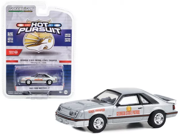 Greenlight Ford Mustang Gt Georgia State Police 1982 1:64 43020A