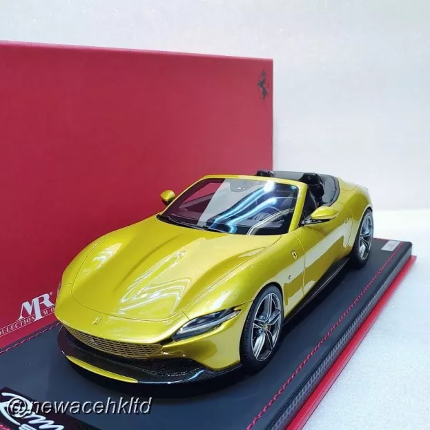 MR Models Ferrari Roma Spider Open 2020 Con Vetrina With Showcase 1:18 FE040E