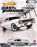 1970 CHEVROLET NOVA SS SILVER "FAST & FURIOUS" DIECAST MODEL BY HOT WHEELS HCP14
