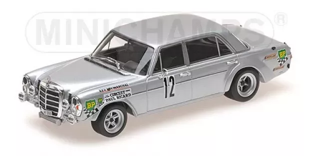 Minichamps Mercedes S-class 300 Sel 6.8 Amg N 12 12h Paul Ricard 1971 Behrmann Jabouille 1:43 400713412
