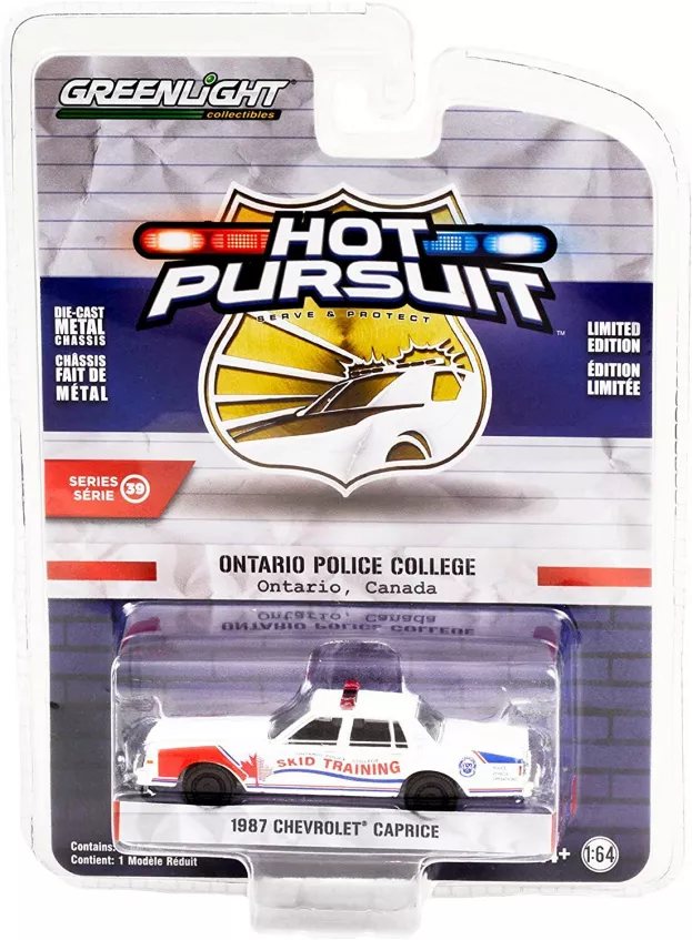 Greenlight Chevrolet Caprice Ontario Police 1987 1:64 42970B