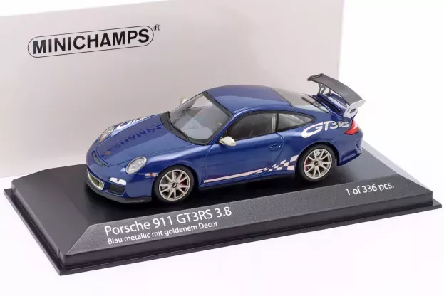 Minichamps Porsche 911 997-2 Gt3 Rs 3.8 Coupe 2009 Gold Wheels 1:43 403069114