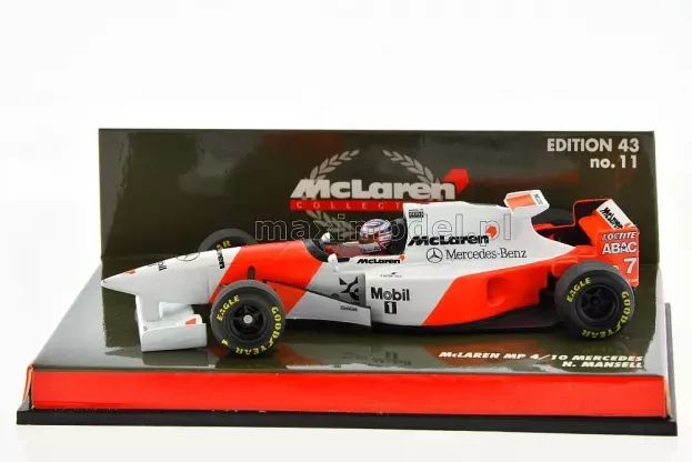 Minichamps Mclaren F1 Mp4 10 Mercedes Season 1995 N.mansell 1:43 530954307