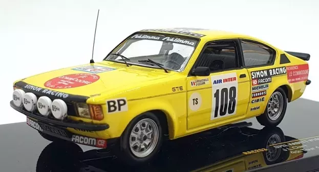 IXO Models Opel Kadett Gt e N 108 4th Rally Tour De Corse 1979 Clarr 1:43 RAC203