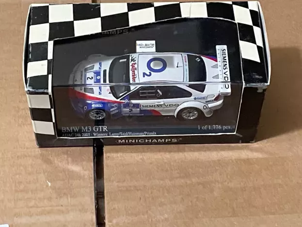 Minichamps Bmw M3 Gtr N 2 Adac 24h 2005 Lamy Said Huisman 1:43 52302