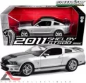 GREENLIGHT 13673 1:18 2011 FORD SHELBY GT500 MUSTANG (INGOT SILVER)