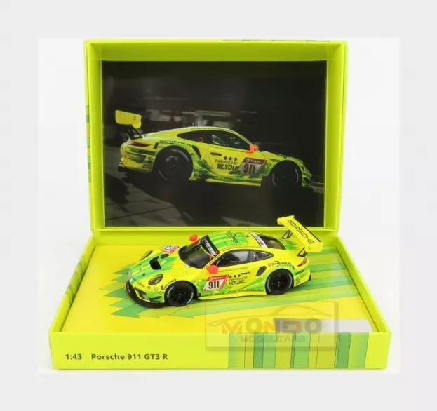 Minichamps Porsche 911 991-2 Gt3 R Team Manthey Racing N 911 2nd 24h Nurburgring 2019 E.bamber M.christensen K.estre 1:43 MG-M-911-19-4311