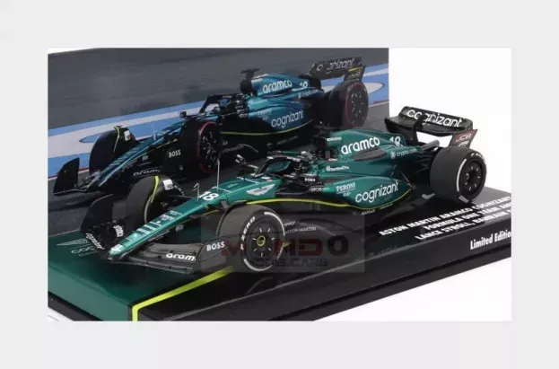 Minichamps Aston Martin F1 Amr23 Team Aramco Cognizant N 18 6th Bahrain Gp 2023 Lance Stroll 1:43 447230118