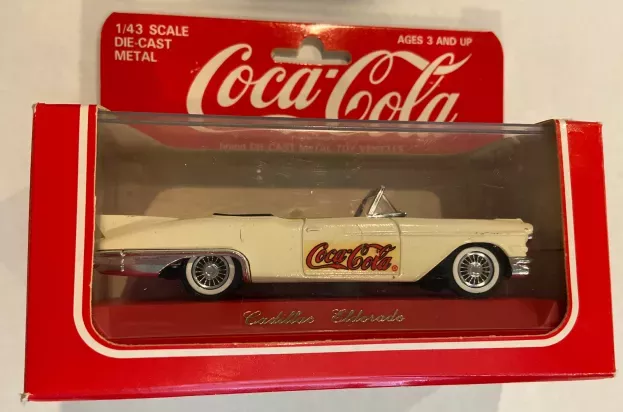 Solido Cadillac Eldorado Cabriolet Coca-cola 1955 1:43 9610