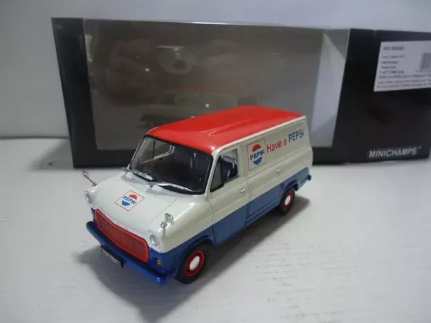 Minichamps Ford Transit Van Pepsi-cola 1965 1:43 400082460
