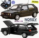 Vw Golf Gti Match 1989 Type 19E/1G1 Black Metallic 1:18 Norev 188559