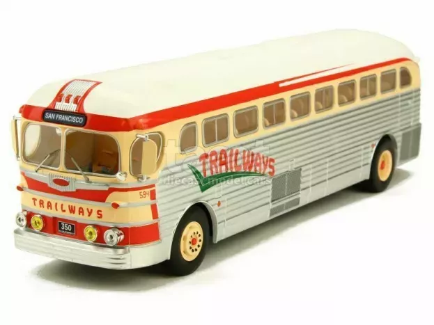 IXO Models Gmc Pd-3751 Autobus Trailways 1949 1:43 BUS015
