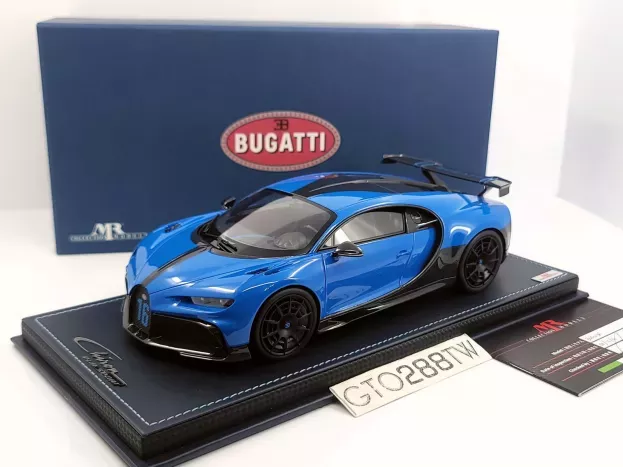 MR Models Bugatti Chiron Pur Sport N 16 2018 Con Vetrina With Showcase 1:18 BUG013A
