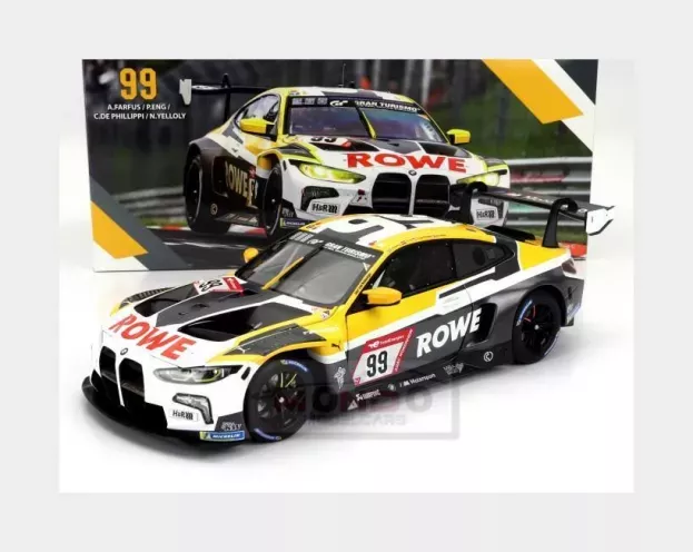 Minichamps Bmw 4-series M4 Gt3 Team Rowe Racing N 99 24h Nurburgring 2023 Philipp Eng Augusto Farfus Connor De Philippi Nickyelloy 1:18 113232099