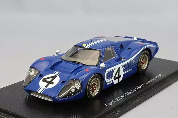Spark Ford Gt40 Mkiv 7.0l V8 Team Ford Motor Company Holman & Moody N 4 24h Le Mans 1967 L.ruby D.hulme 1:43 S4544
