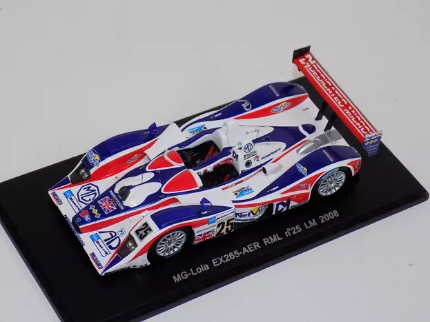 Spark Mg Lola Ex265-aer N 25 Rml Le Mans 2008 M.newton T.erdos A.wallace 1:43 S1439