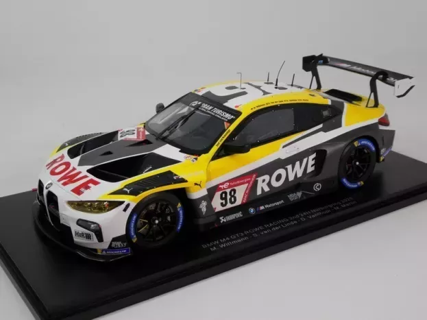 Spark Bmw 4-series M4 Gt3 Team Rowe Racing N 98 2nd 24h Nurburgring 2023 Marco Wittmann Sheldon Van Der Linde Dries Vanthoor Maxime Martin 1:18 18SG065