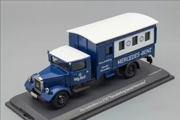 Schuco Mercedes Lo2750 Truck Spezialwerkstatte Rennabteilung Mercedes-benz 1936 1:43 450310600