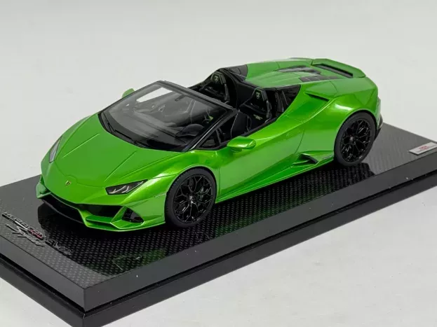 MR Models Lamborghini Huracan Evo Spider 2018 Con Vetrina With Showcase 1:18 LAMBO037A