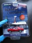 GreenLight 1970 Ford Mustang Holiday Ornaments 2016 Series #40010 NRFP Red 1:64