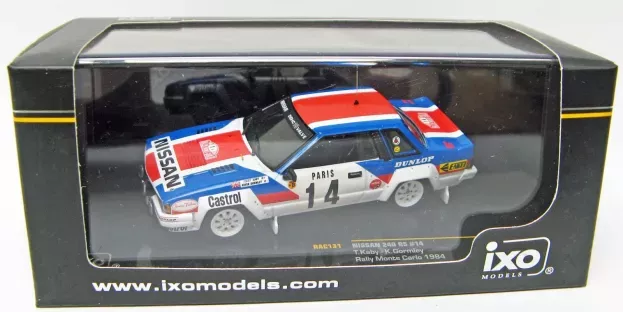 IXO Models Nissan 240rs N 14 Rally Montecarlo 1984 T.kaby K.gormley 1:43 RAC131