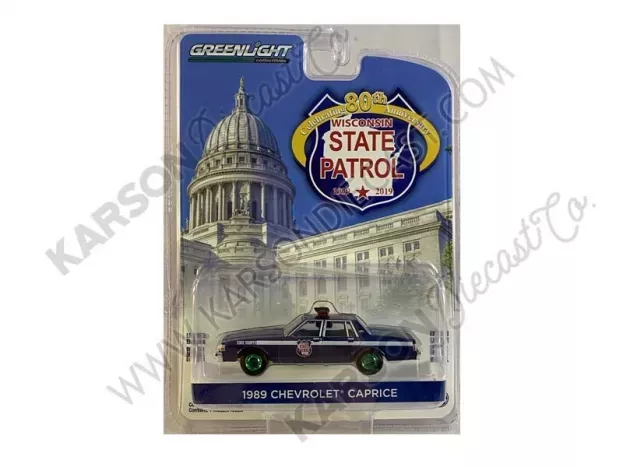 Greenlight Chevrolet Caprice State Trooper Police 1989 1:64 28000D