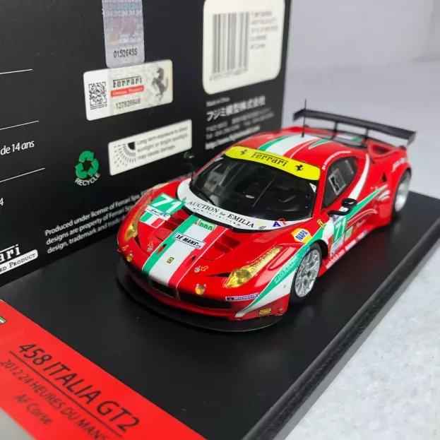 Truescale Ferrari 458 Italia 8c Gte Pro Team Af Corse N 71 24h Le Mans 2012 A.bertolini O.beretta M.cioci 1:43 FJM1343004