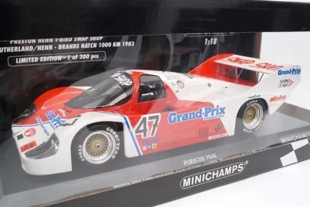 Minichamps Porsche 956k Team T-bird Swap N 47 1000km Brands Hatch 1983 D.galica D.sutherland H.preston 1:18 155836647