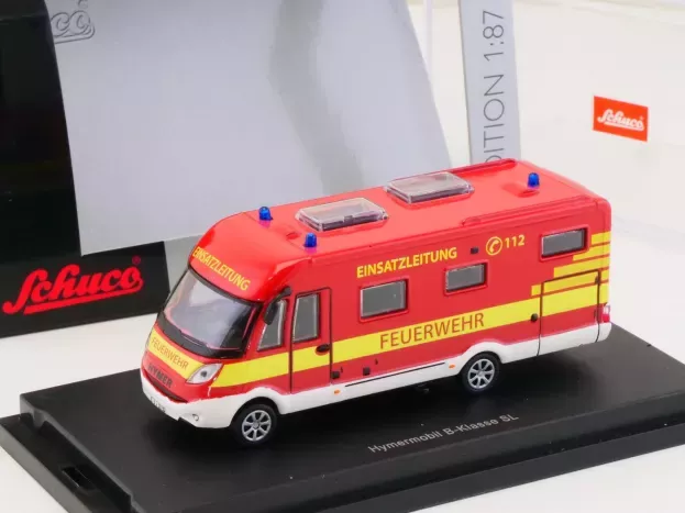 Schuco Hymer Hymermobil B-klasse Sl Feuerwehr Fire Engine 1:87 25873